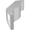 Ekena Millwork 3 1/2-in. W x 8-in. D x 12-in. H Funston Architectural Grade PVC Knee Brace BRCP035X08X12FST - alternate 2
